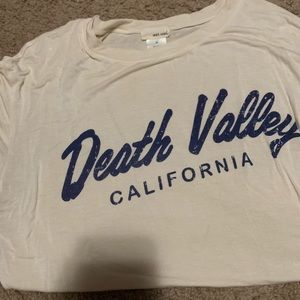 death valley soft cropped top
